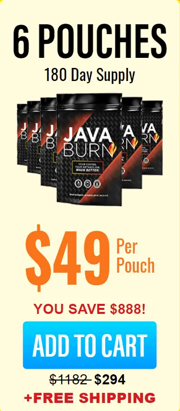 Java Burn 6 Pouches